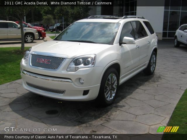 2011 GMC Acadia Denali in White Diamond Tintcoat