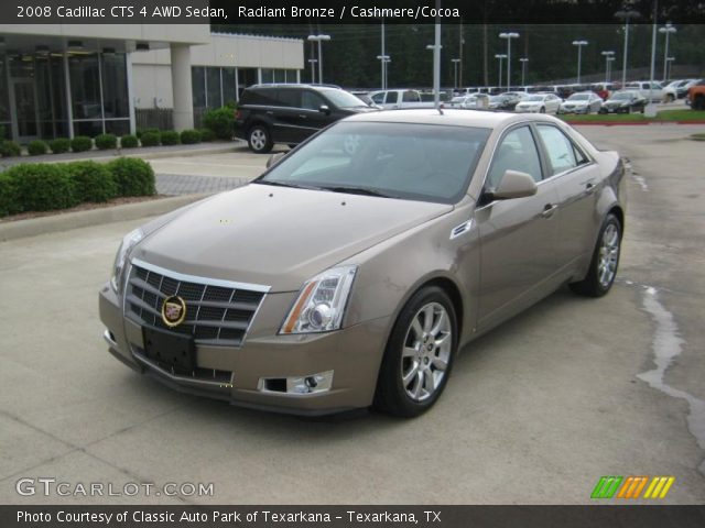 2008 Cadillac CTS 4 AWD Sedan in Radiant Bronze