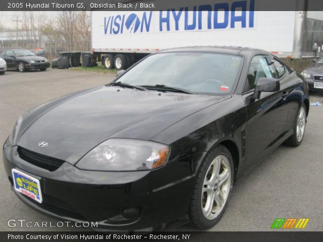 2005 Hyundai Tiburon GS in Obsidian Black