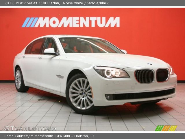 2012 BMW 7 Series 750Li Sedan in Alpine White
