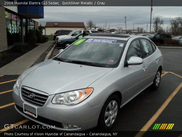 2008 Hyundai Elantra GLS Sedan in QuickSilver Metallic