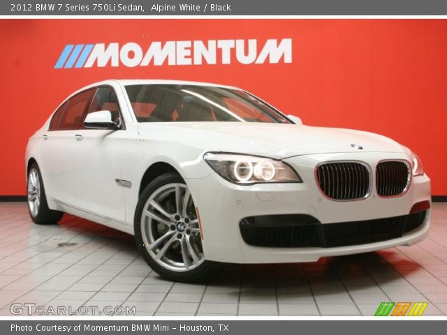 2012 BMW 7 Series 750Li Sedan in Alpine White