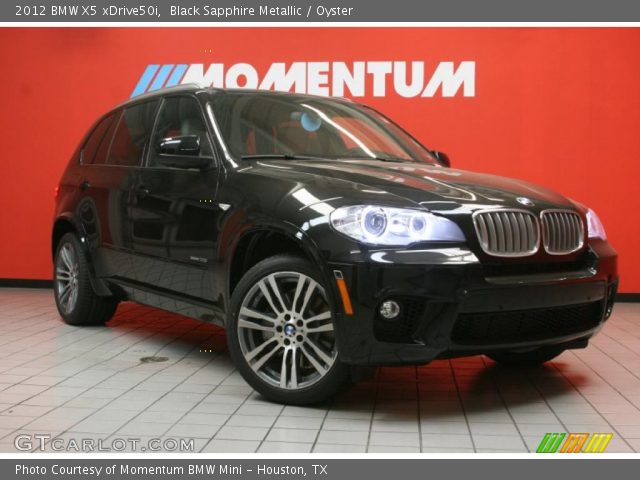 2012 BMW X5 xDrive50i in Black Sapphire Metallic