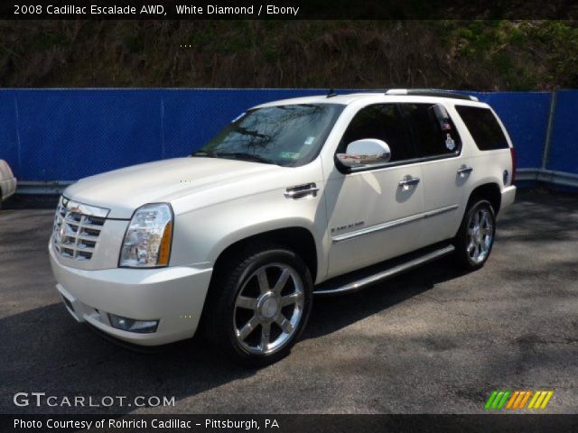 2008 Cadillac Escalade AWD in White Diamond