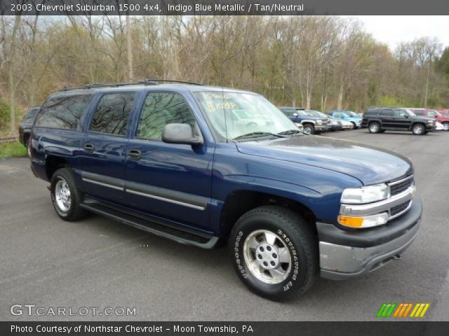 2003 Chevrolet Suburban 1500 4x4 in Indigo Blue Metallic