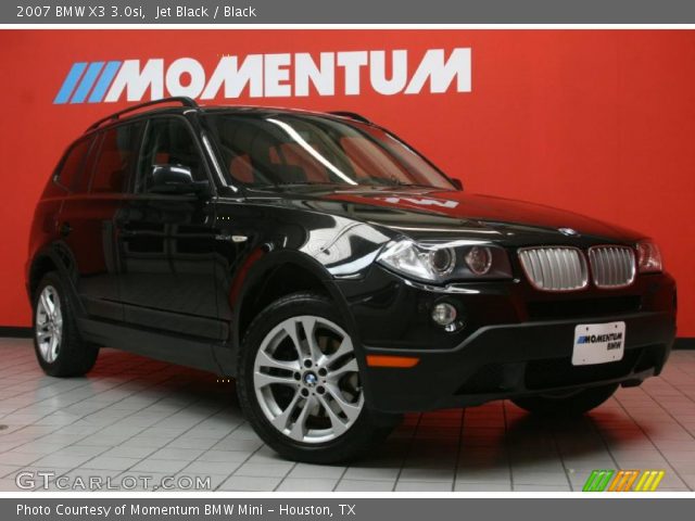 2007 BMW X3 3.0si in Jet Black