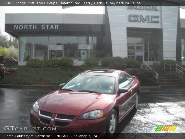 2003 Dodge Stratus SXT Coupe in Inferno Red Pearl
