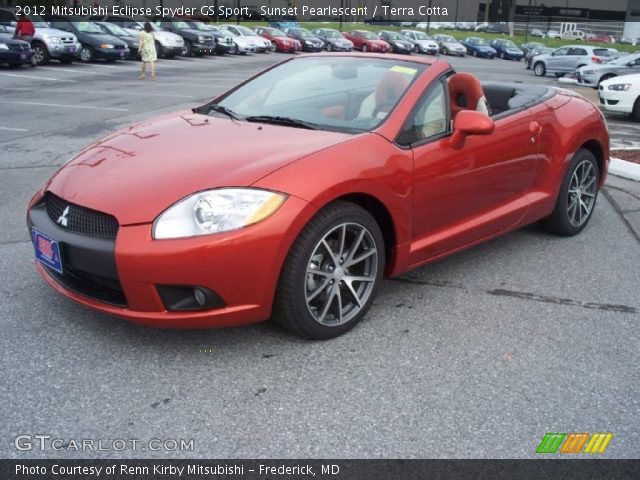 2012 Mitsubishi Eclipse Spyder GS Sport in Sunset Pearlescent
