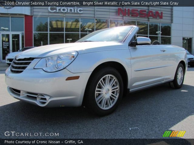 2008 Chrysler Sebring Touring Convertible in Bright Silver Metallic