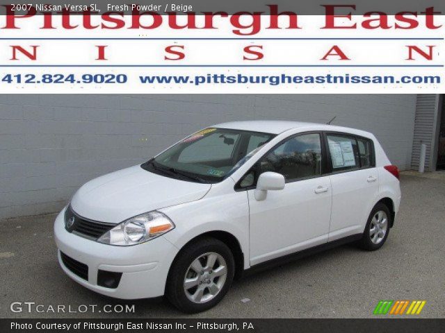 2007 Nissan Versa SL in Fresh Powder