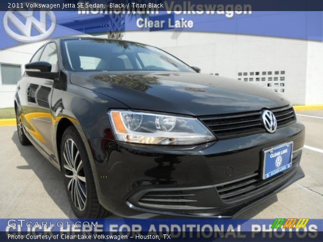 2011 Volkswagen Jetta SE Sedan in Black