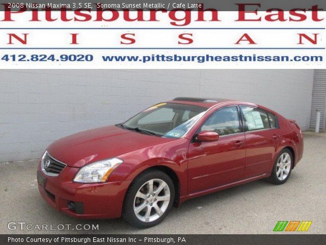 2008 Nissan Maxima 3.5 SE in Sonoma Sunset Metallic
