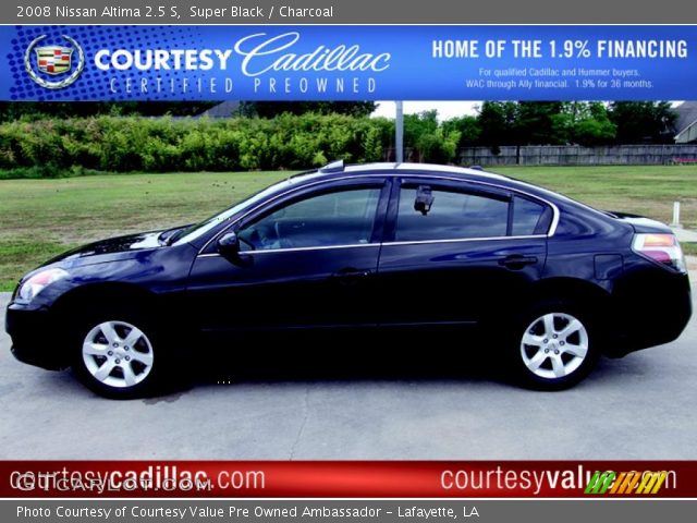 2008 Nissan Altima 2.5 S in Super Black
