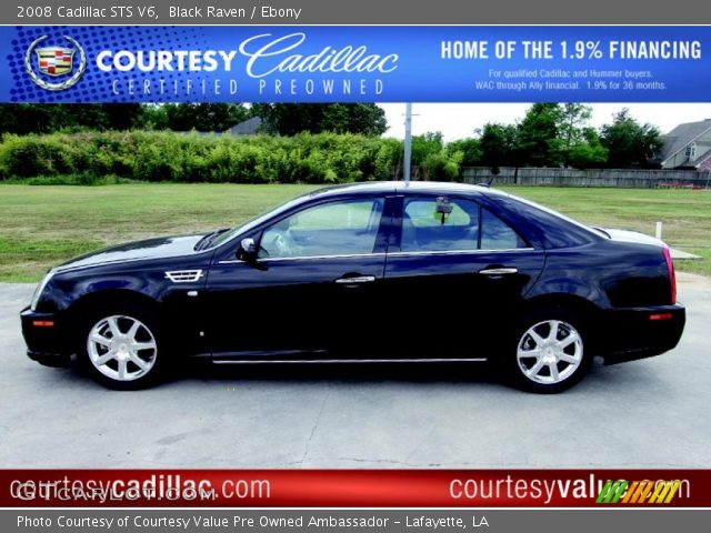 2008 Cadillac STS V6 in Black Raven