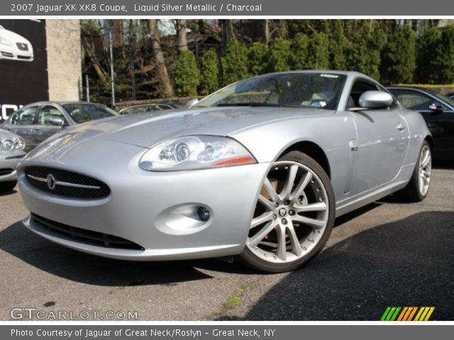 2007 Jaguar XK XK8 Coupe in Liquid Silver Metallic