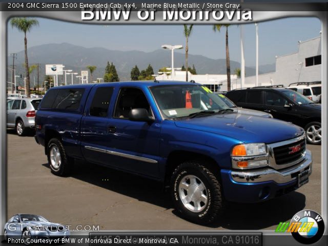 2004 GMC Sierra 1500 Extended Cab 4x4 in Marine Blue Metallic