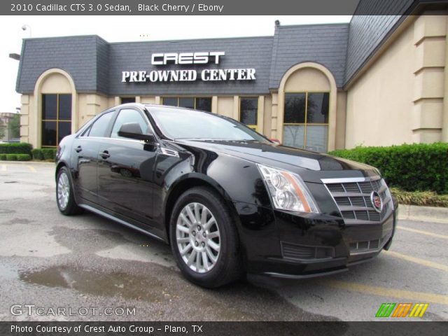 2010 Cadillac CTS 3.0 Sedan in Black Cherry