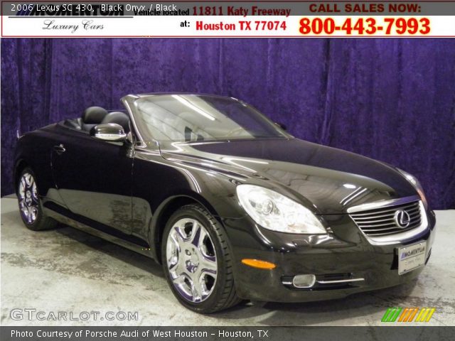 2006 Lexus SC 430 in Black Onyx