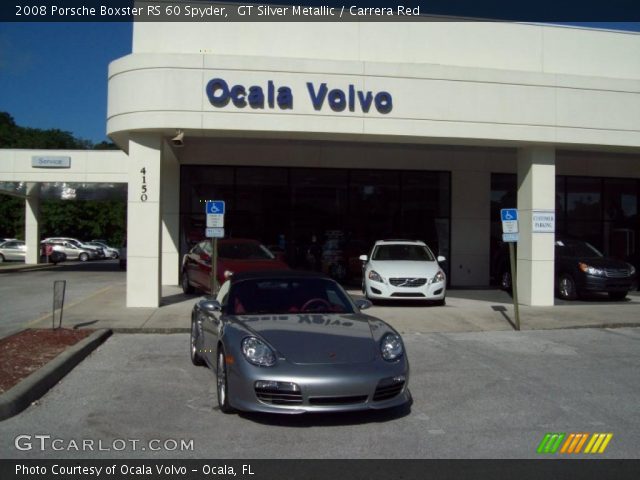 2008 Porsche Boxster RS 60 Spyder in GT Silver Metallic