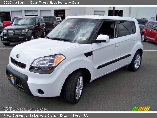 2010 Kia Soul + in Clear White