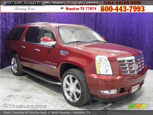 2008 Cadillac Escalade ESV AWD in Infrared