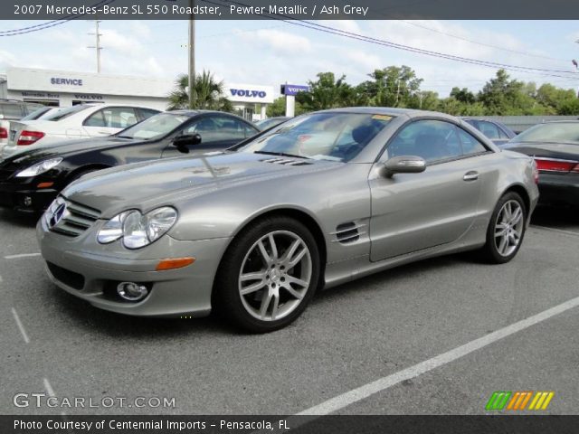 2007 Mercedes-Benz SL 550 Roadster in Pewter Metallic