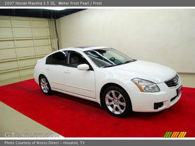 2007 Nissan Maxima 3.5 SE in Winter Frost Pearl