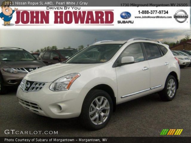 2011 Nissan Rogue SL AWD in Pearl White