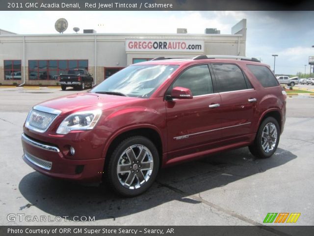 2011 GMC Acadia Denali in Red Jewel Tintcoat