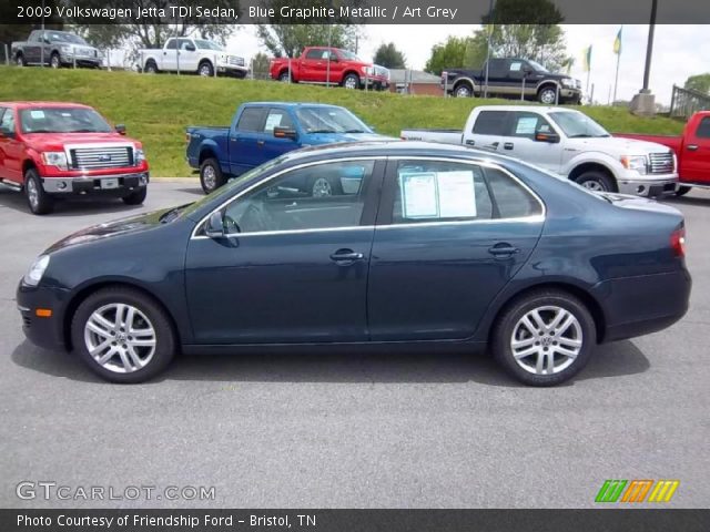 2009 Volkswagen Jetta TDI Sedan in Blue Graphite Metallic