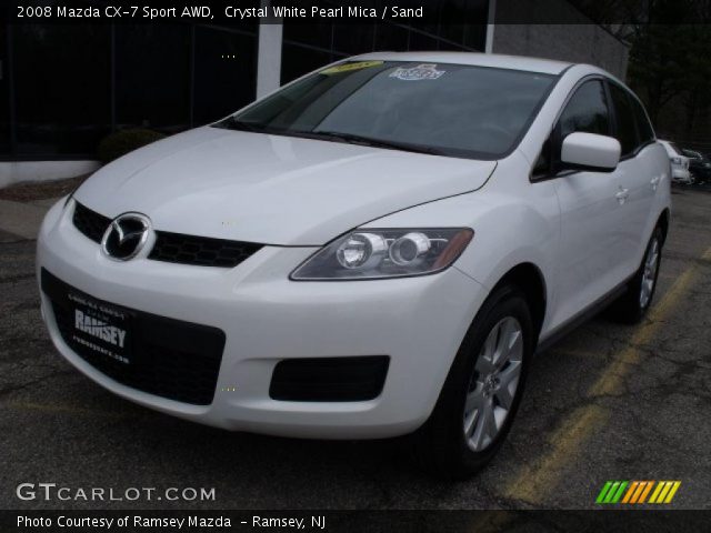 2008 Mazda CX-7 Sport AWD in Crystal White Pearl Mica