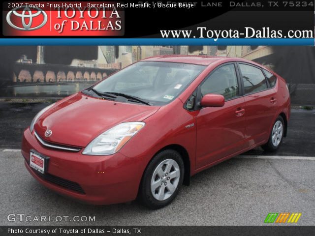 2007 Toyota Prius Hybrid in Barcelona Red Metallic