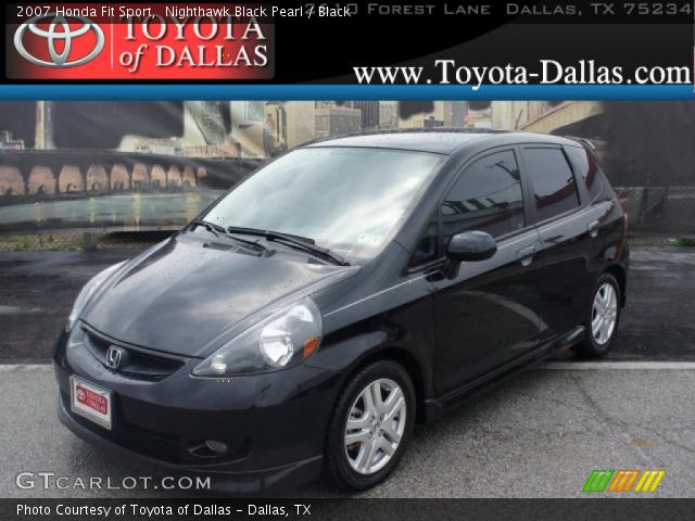 2007 Black honda fit sport #2