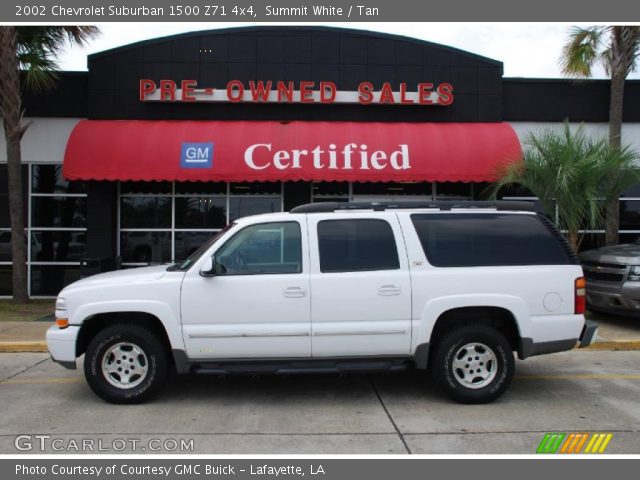 2002 Chevrolet Suburban 1500 Z71 4x4 in Summit White