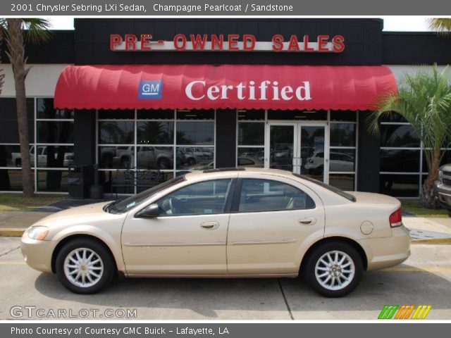 2001 Chrysler Sebring LXi Sedan in Champagne Pearlcoat