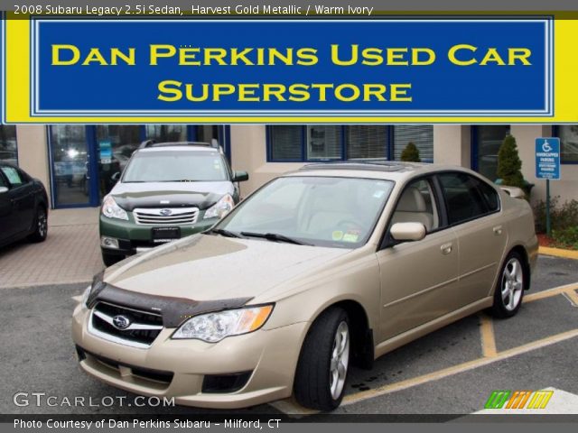 2008 Subaru Legacy 2.5i Sedan in Harvest Gold Metallic