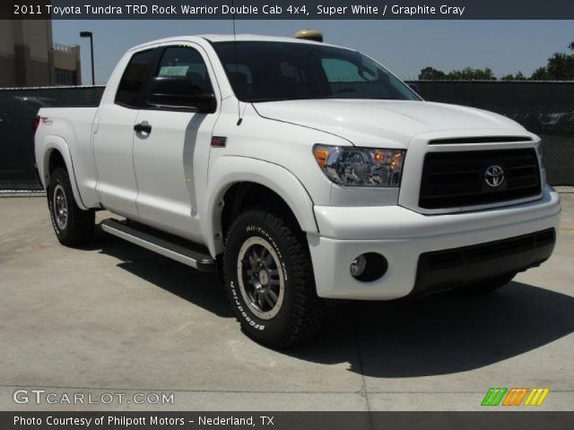 2011 Toyota Tundra TRD Rock Warrior Double Cab 4x4 in Super White