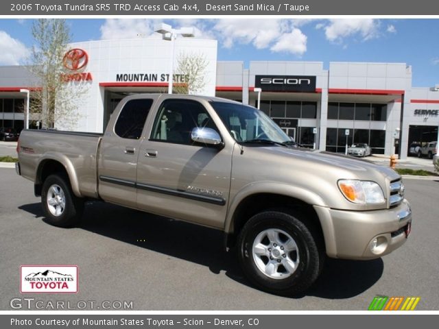 2006 Toyota Tundra SR5 TRD Access Cab 4x4 in Desert Sand Mica