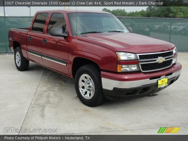 2007 Chevrolet Silverado 1500 Classic LS Crew Cab 4x4 in Sport Red Metallic