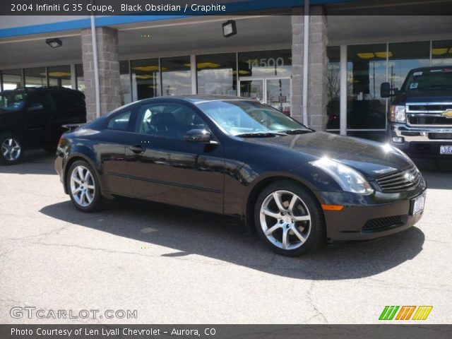 2004 Infiniti G 35 Coupe in Black Obsidian