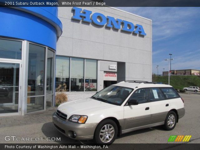 2001 Subaru Outback Wagon in White Frost Pearl