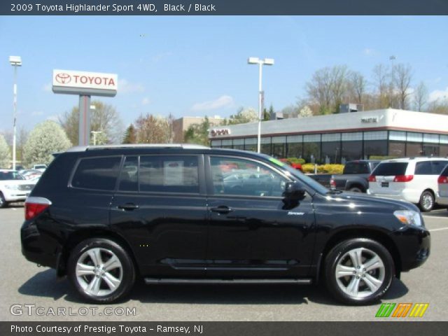 2009 Toyota Highlander Sport 4WD in Black