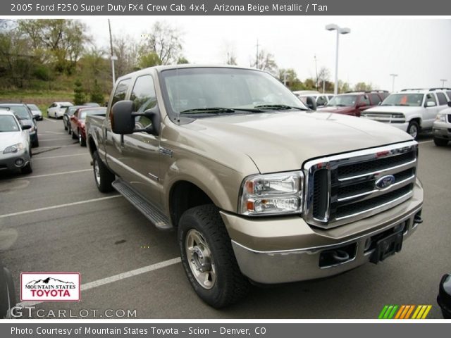 2005 Ford F250 Super Duty FX4 Crew Cab 4x4 in Arizona Beige Metallic