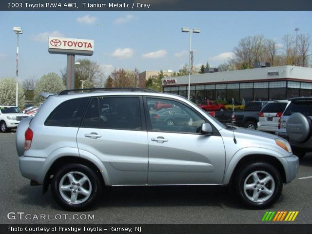 2003 Toyota RAV4 4WD in Titanium Metallic
