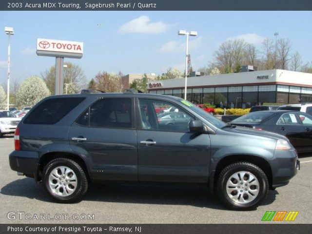 2003 Acura MDX Touring in Sagebrush Pearl