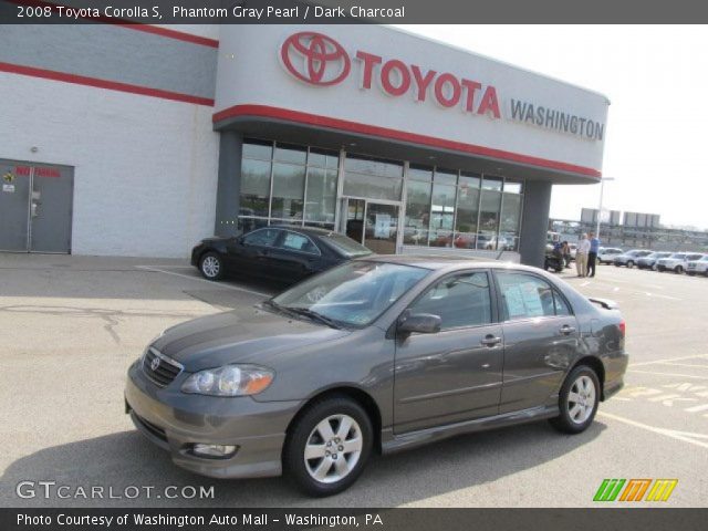 2008 Toyota Corolla S in Phantom Gray Pearl