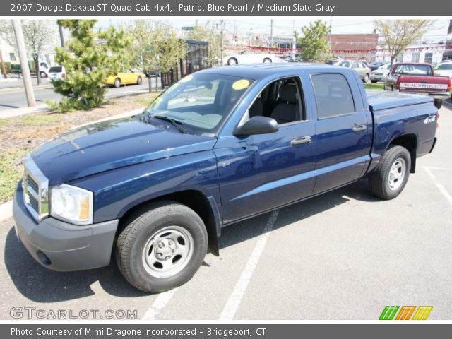 2007 Dodge Dakota ST Quad Cab 4x4 in Patriot Blue Pearl