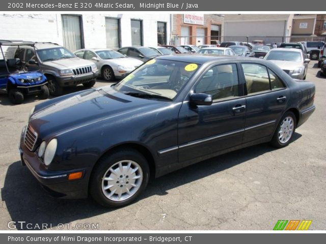 2002 Mercedes-Benz E 320 4Matic Sedan in Midnight Blue