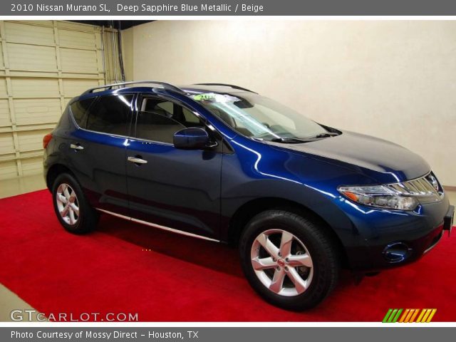 2010 Nissan Murano SL in Deep Sapphire Blue Metallic
