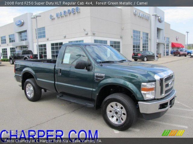 2008 Ford F250 Super Duty XLT Regular Cab 4x4 in Forest Green Metallic